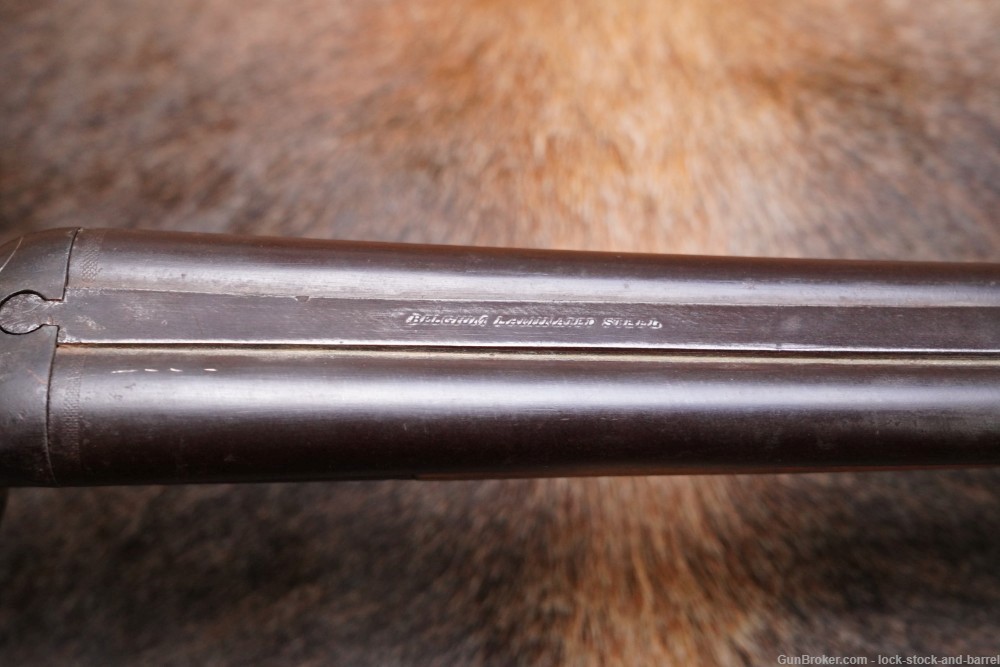 Belgian T. Parker Henri Pieper 12 GA Side-by-Side SxS Shotgun 1880s Antique-img-25
