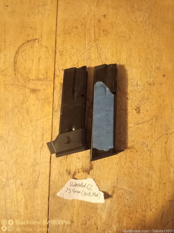 Pair of Unbranded CZ 75 9mm Magazines (14rd,16rd)-img-0