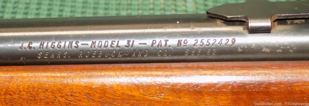 J.C. Higgins Model 31 .22LR Semi Auto Rifle Used NO RESERVE-img-1