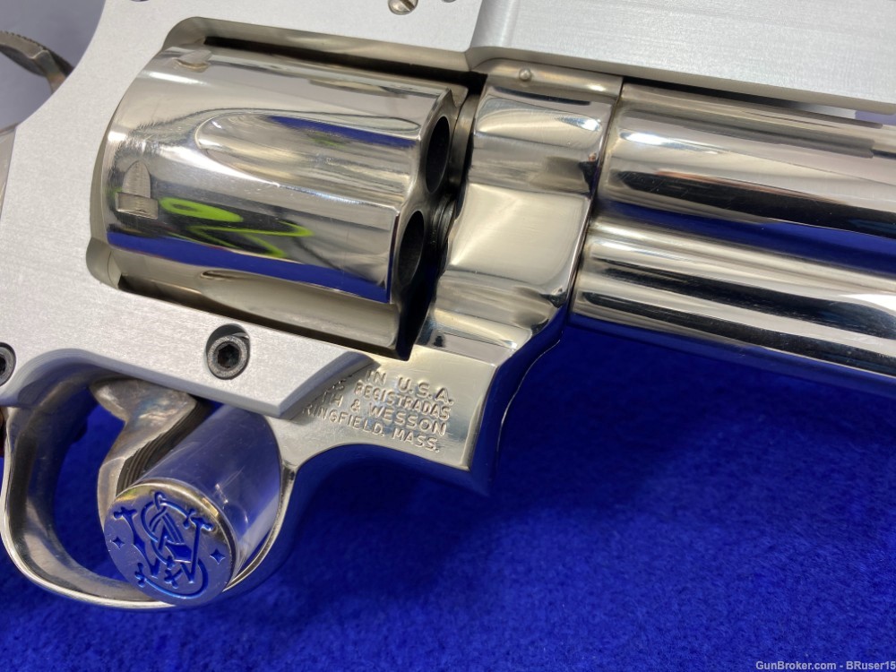Smith Wesson 57 (No-Dash) .41Mag Nickel *DESIRABLE PINNED & RECESSED MODEL*-img-22
