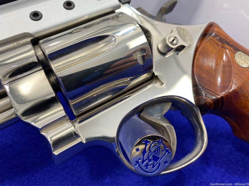 Smith Wesson 57 (No-Dash) .41Mag Nickel *DESIRABLE PINNED & RECESSED MODEL*-img-5