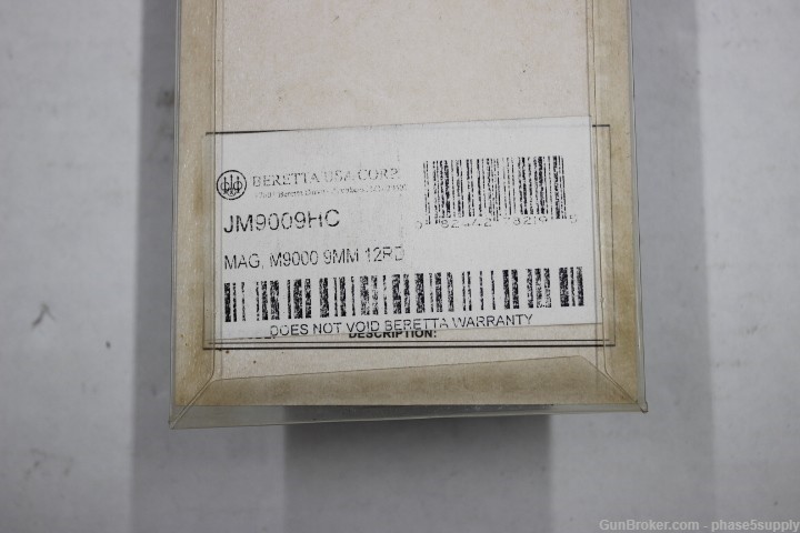 Beretta M9000 9MM 12rd Magazine JM9009HC-img-1
