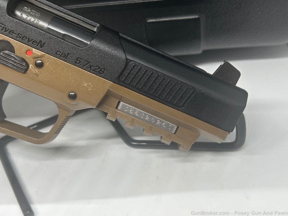 Like New FN FIVE-SEVEN PISTOL 5.7X28 MM FDE 3868929350l 5 Mags 35678-img-12