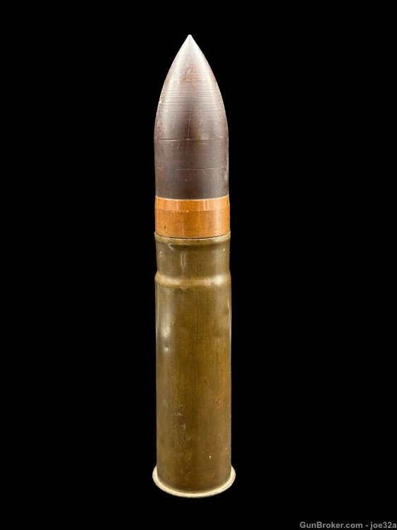 INERT WWI MODEL 1916 37MM SHELL Ammo round pre WW2 WWII 1918 mk v  5 dummy -img-2