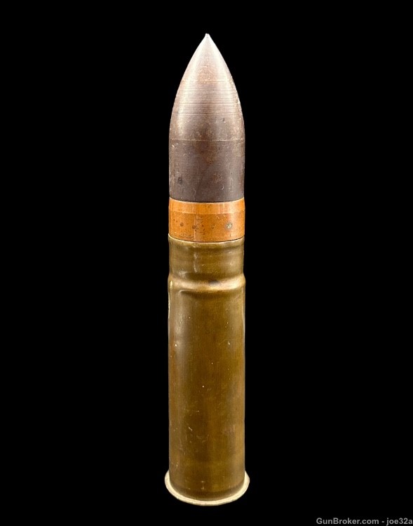 INERT WWI MODEL 1916 37MM SHELL Ammo round pre WW2 WWII 1918 mk v  5 dummy -img-0