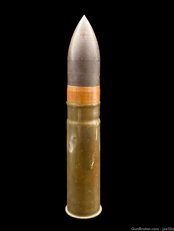 INERT WWI MODEL 1916 37MM SHELL Ammo round pre WW2 WWII 1918 mk v  5 dummy -img-1