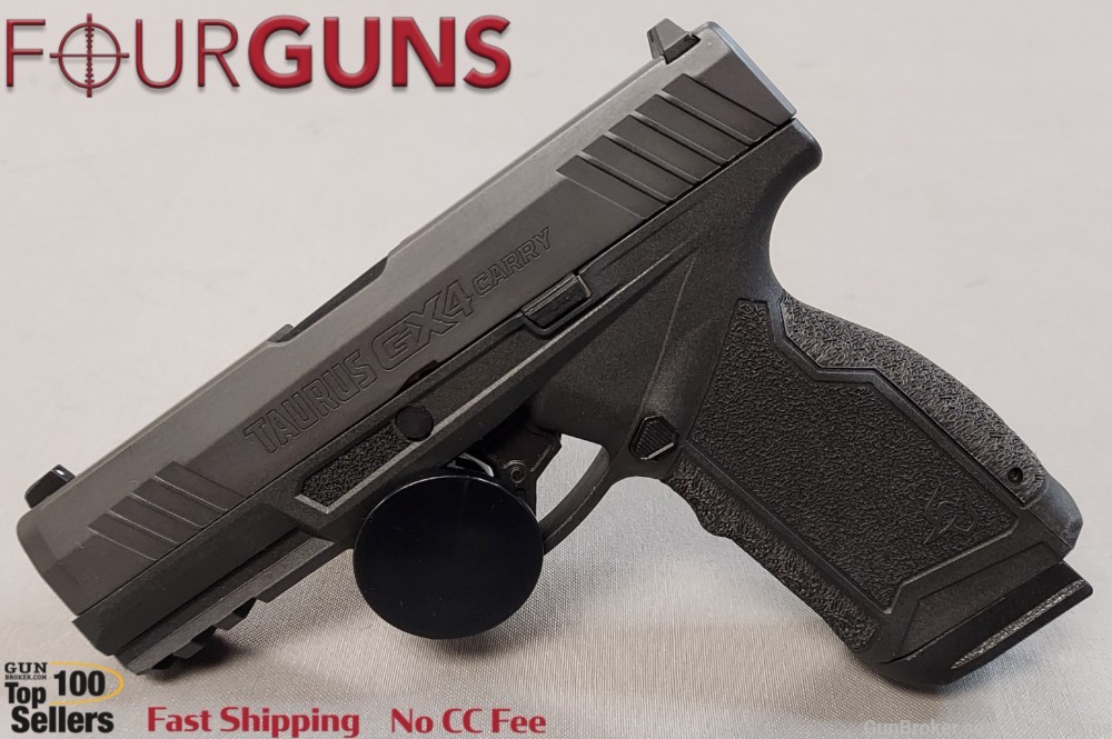.01 Penny Used Taurus GX4 Carry Semi-Auto Pistol 9mm 3.7" Barrel 15 Rounds-img-0