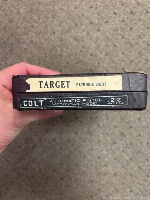 Colt Woodsman Target 1st series .22LR 1941 production with original box and-img-9