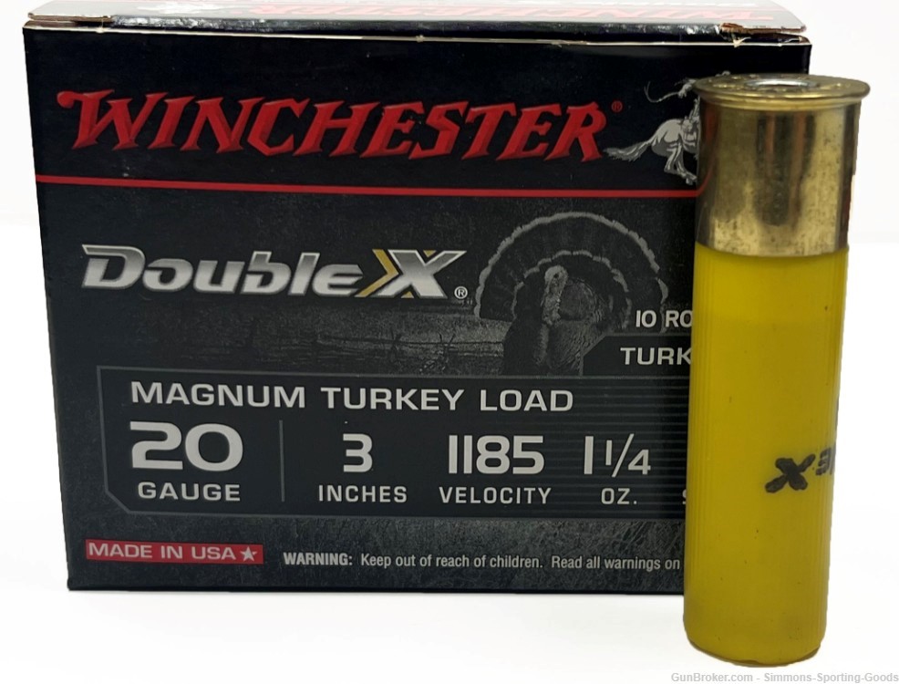 Winchester (X203XCT5) 20ga 3" 5Shot Shotgun Ammunition - Qty.5Bx/50Rds-img-1