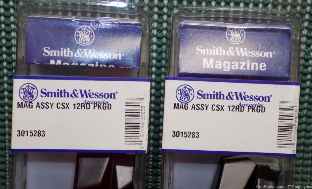 Smith & Wesson CSX 12 Rd. Magazines #3015283 1 lot of 2 New NO RESERVE-img-1