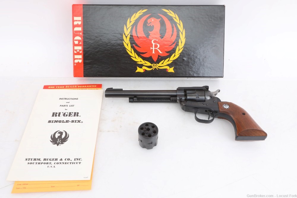 Ruger Super Single Six Convertible 22 LR 22 Magnum 6.5" UNFIRED w/ Box C&R -img-0