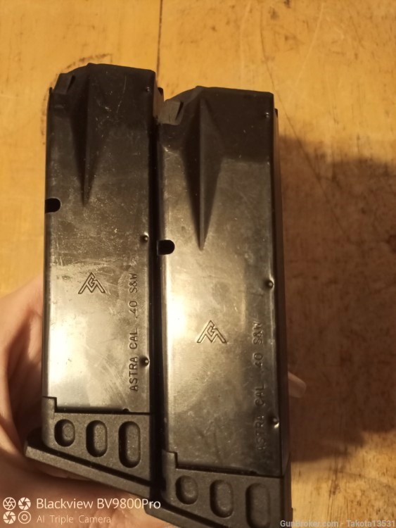 Pair of Astra A100 10rd .40 S&W Magazines (Made by Mecgar) -img-4