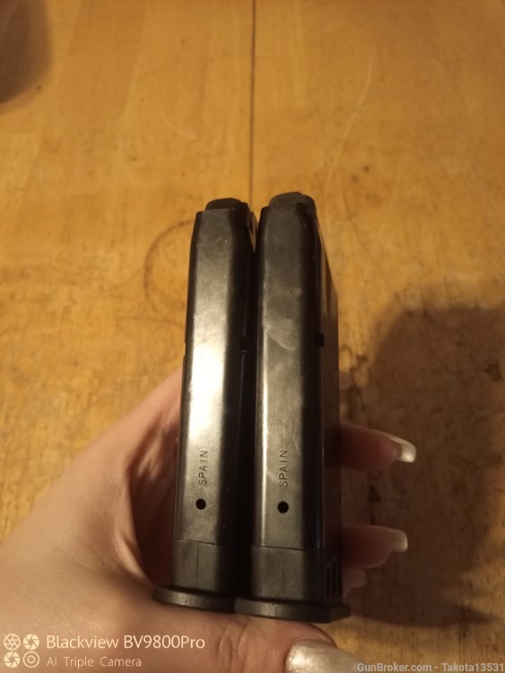 Pair of Astra A100 10rd .40 S&W Magazines (Made by Mecgar) -img-12