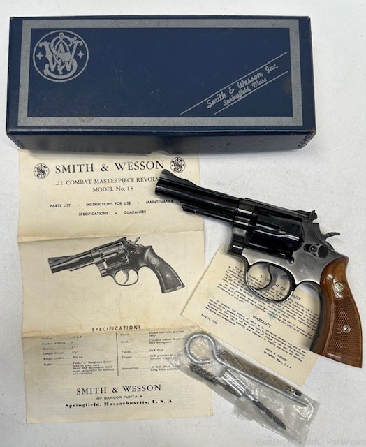 Smith & Wesson 18-3 22lr Revolver Consignment-img-0