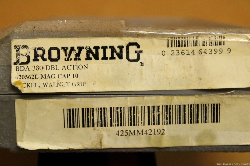 PENNY! UNFIRED Browning BDA-380 ACP (Nickel/Walnut) w/ Original Box-img-10