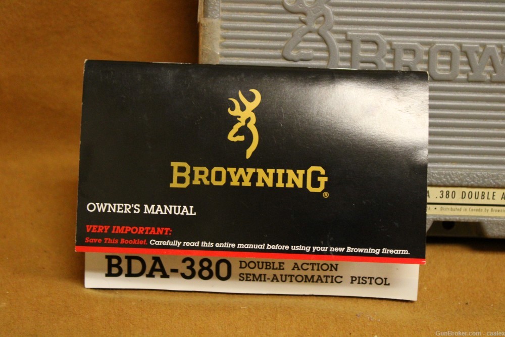 PENNY! UNFIRED Browning BDA-380 ACP (Nickel/Walnut) w/ Original Box-img-12