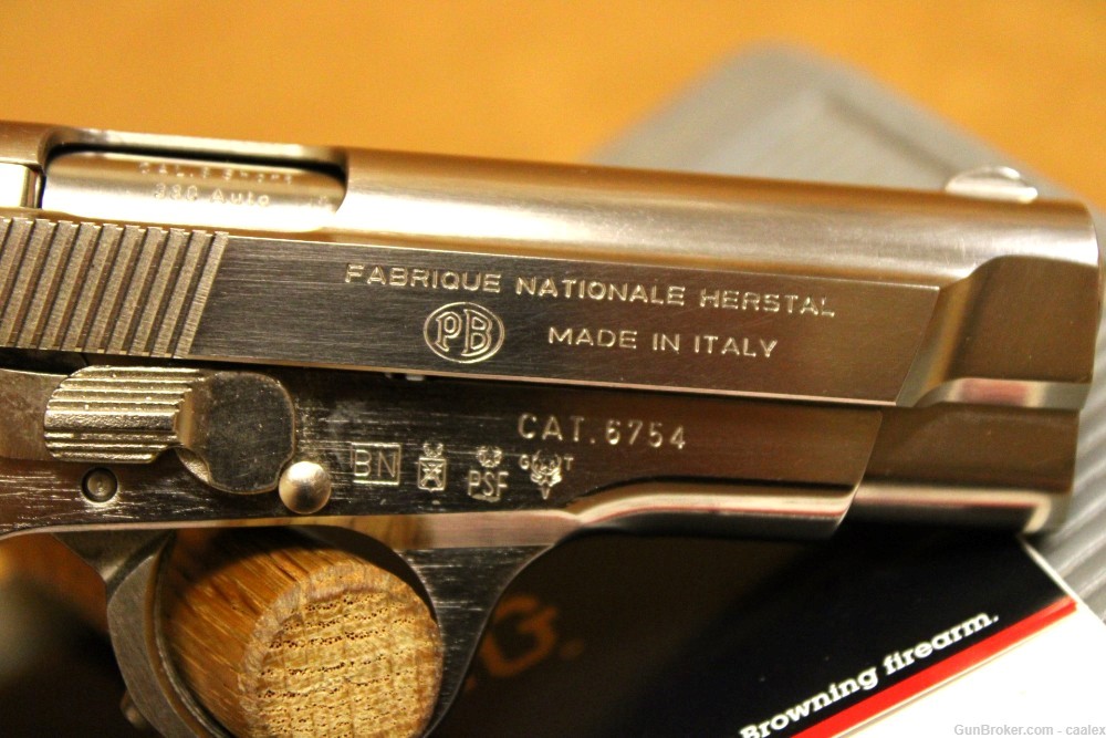 PENNY! UNFIRED Browning BDA-380 ACP (Nickel/Walnut) w/ Original Box-img-9