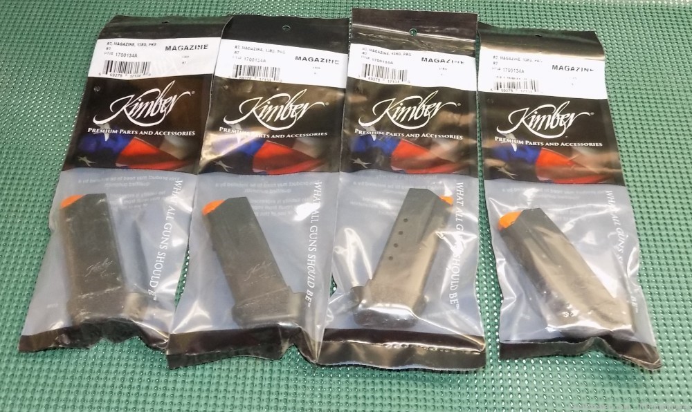 Kimber R7 13 Rd. Magazines #1700134A 1 lot of 4 New NO RESERVE-img-0