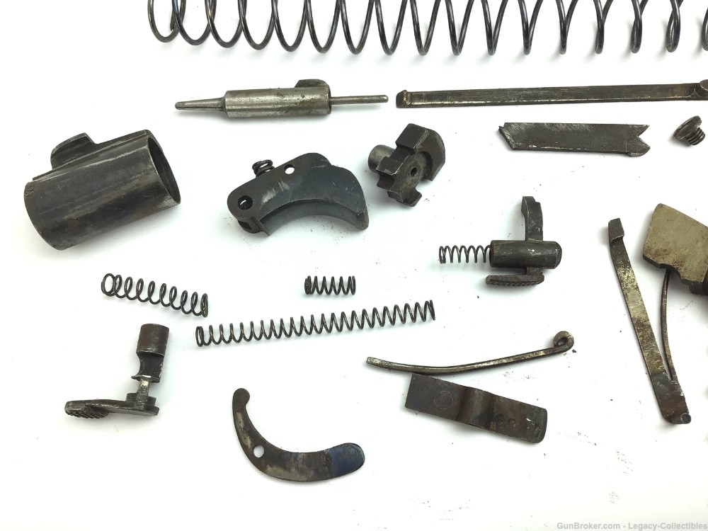 WWI German Dreyse Model 1907 Grip Panels & Small Parts Kit 7.65mm-img-3