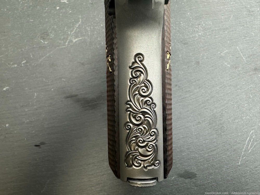 Colt 1911 .38 Super Dubber Engraved Scroll with Rampant Colt by Altamont-img-5