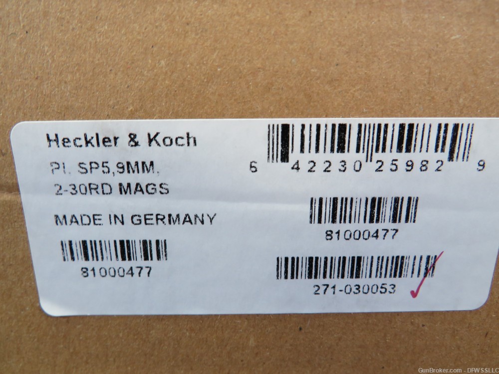 PENNY! HECKLER & KOCH HK SP5 9MM W/ 8.86" BARREL, NIB!-img-19