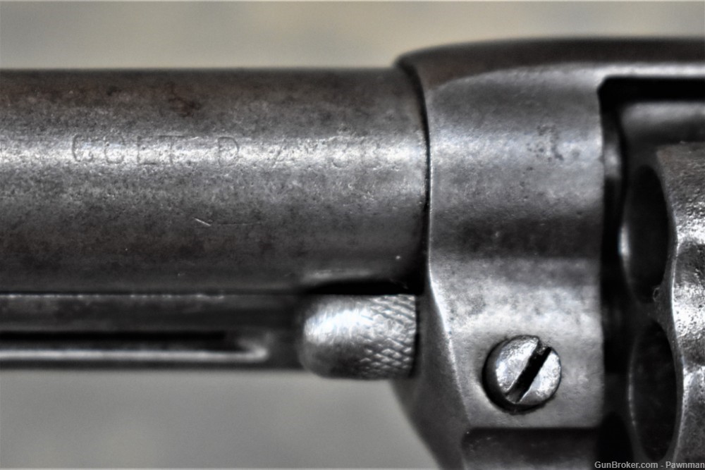 Colt “Lightning” M1877 revolver in 38 Long Colt  made 1903-img-2