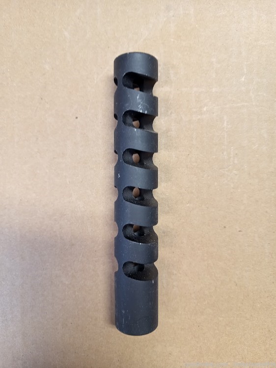 AR15 1/2x28 Gilled / Slotted Muzzle Compensator - SEE PHOTOS-img-1