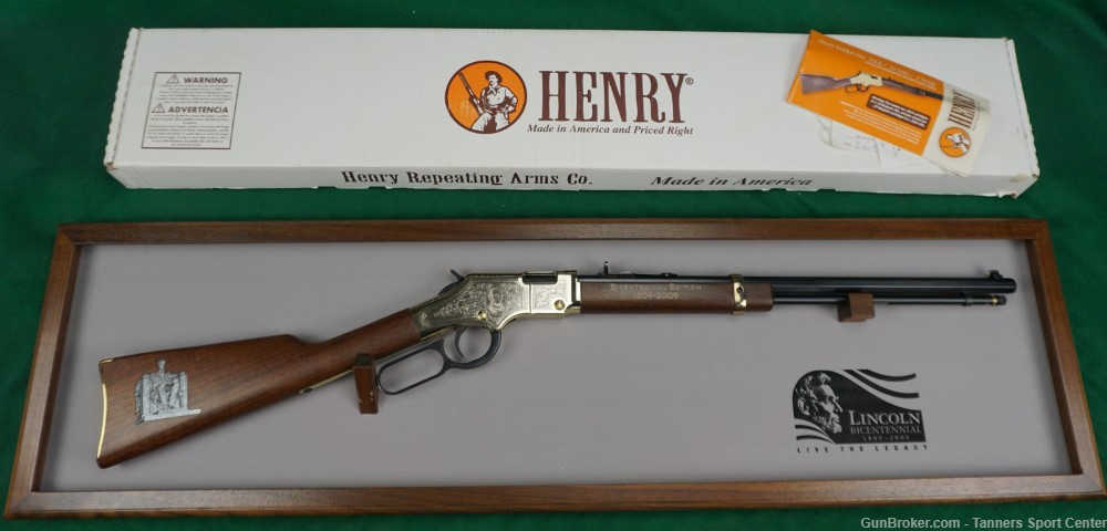 UNFIRED Henry Abraham Lincoln Bicentennial H004 H004AL Golden Boy 22lr-img-0