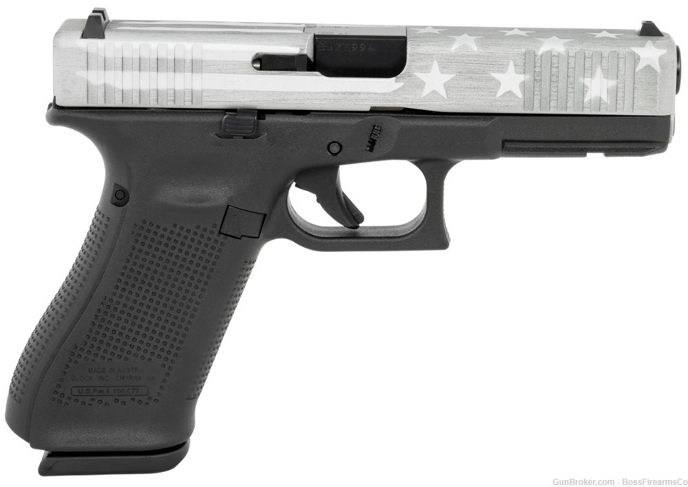 Austrian Glock 22 Gen 5 .40 S&W Semi-Auto Pistol 4" Battle Flag-img-0