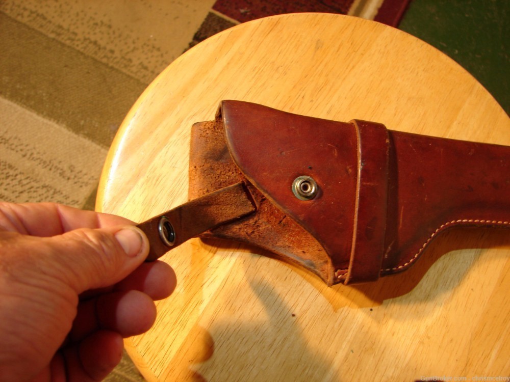 HIGH STANDARD D HOLSTER BY A.F.NELSON RT HAND UP TO 4 1/2" BARREL-img-1