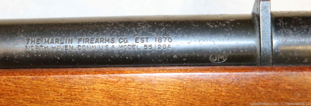 Marlin Model 55 The Original Goose Gun 12Ga. 36" JM Markings-img-19