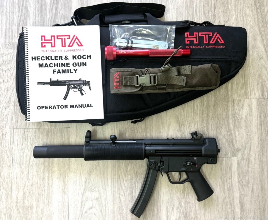 HTA/HITEC HP5SD pistol 9mm Like MP5SD, and HTA 12” Suppressor MP5SD-img-0