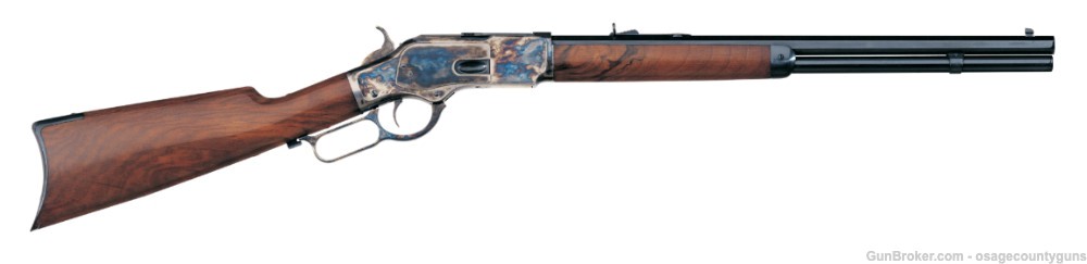 Uberti 1873 Short Rifle Lever Action - 20" Octagonal - .45 Colt-img-1