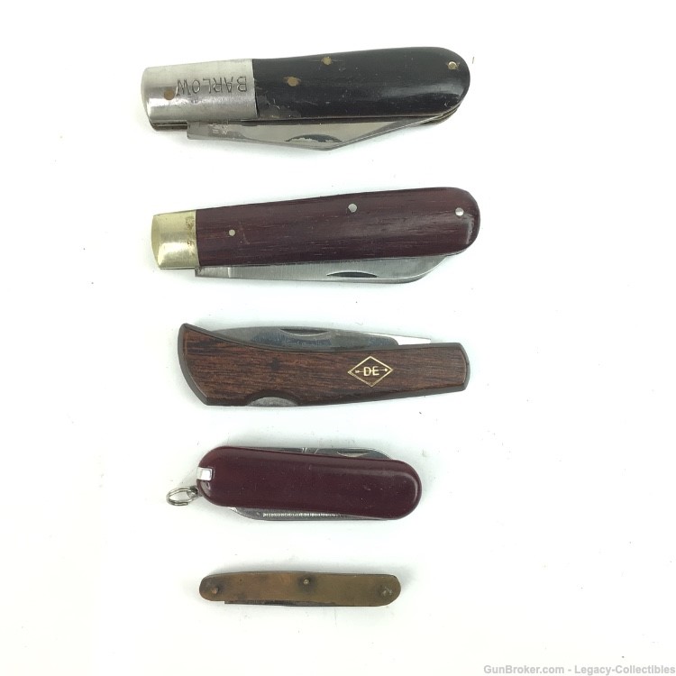 Lot of 11 Vintage Folding Knives Otter Barlow Schrade Old Timer-img-3