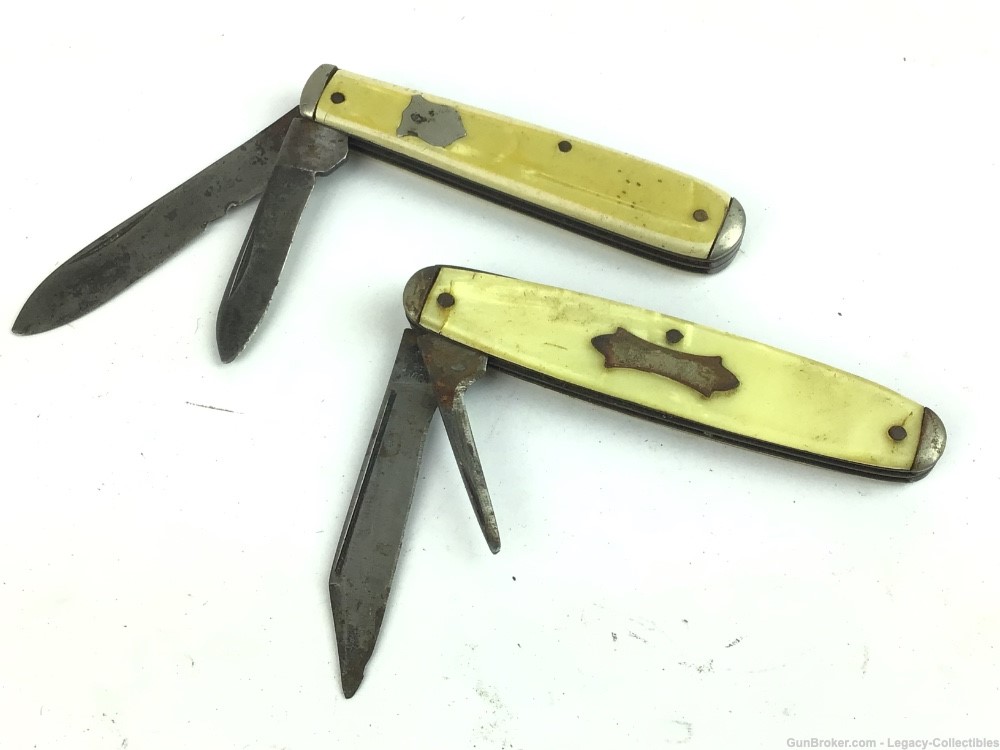 Lot of 11 Vintage Folding Knives Otter Barlow Schrade Old Timer-img-15