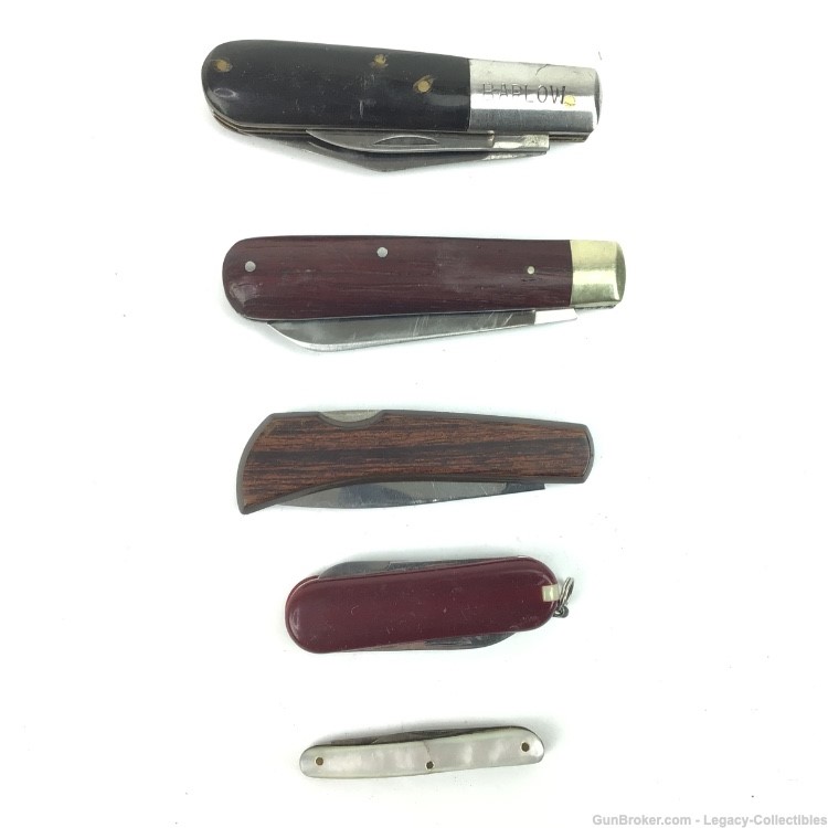 Lot of 11 Vintage Folding Knives Otter Barlow Schrade Old Timer-img-2