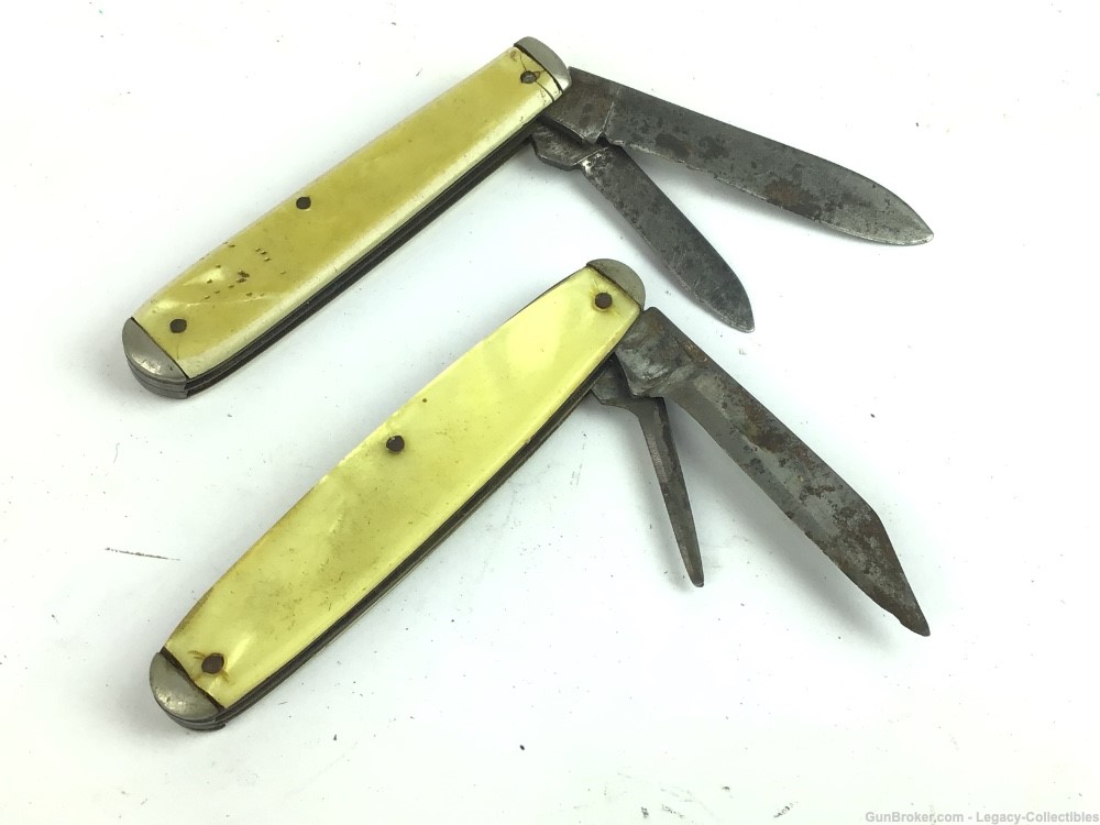 Lot of 11 Vintage Folding Knives Otter Barlow Schrade Old Timer-img-16