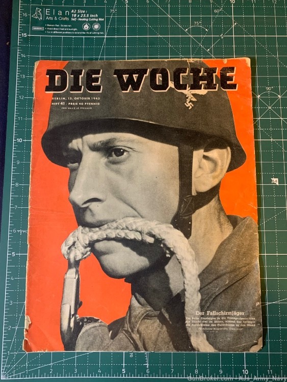 WW2 German Paratrooper Featured On German Magazine -img-0