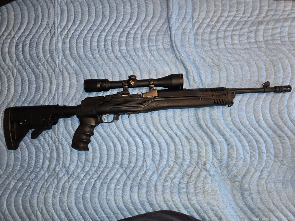 RUGER MINI 14 TACTICAL WITH BUSHNELL SCOPECHIEF SCOPE-img-0