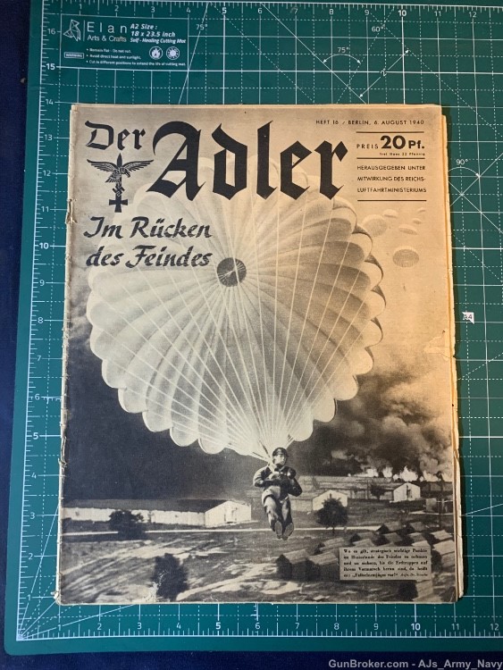 WW2 German Paratrooper Featured Magazine -img-0
