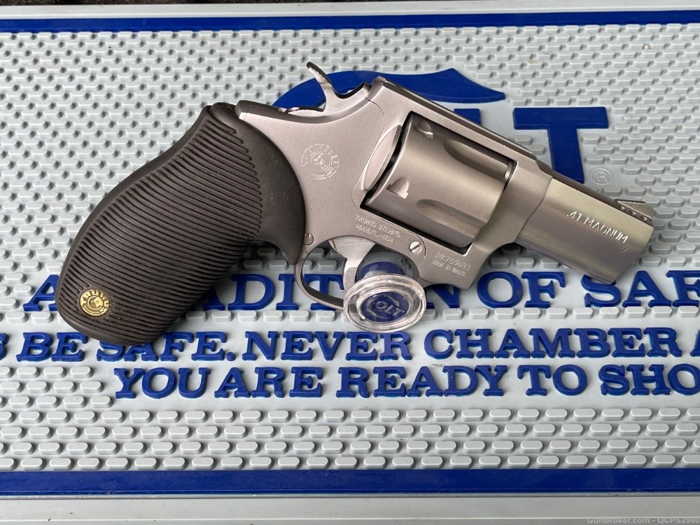 Taurus 415 .41 Magnum 2” Ported Stainless Revolver -img-3