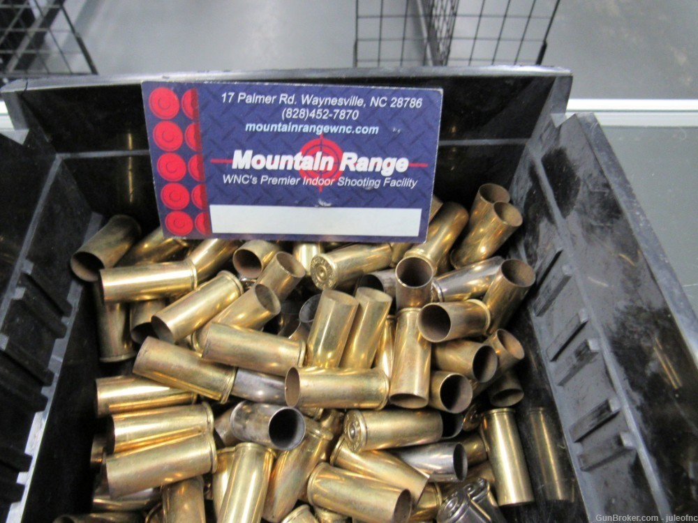 44 mag 125 brass case mixed unprocessed from indoor range No CC Fees-img-0