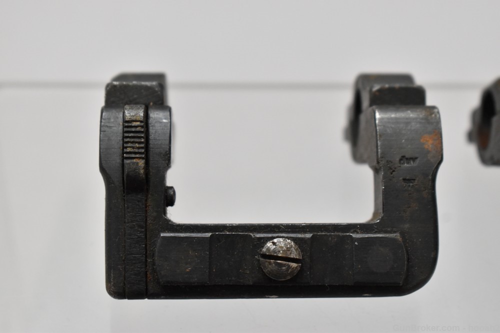 2 German ZF41 2nd Variant Bevelled Roller K98K Mauser Scope Mounts DUV 214-img-1