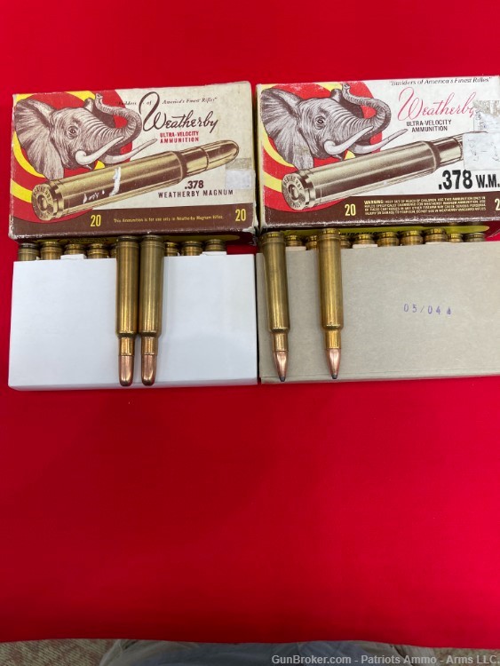 39 rds Weatherby .378 W.M 300gr20rd +270gr 19rd -img-0