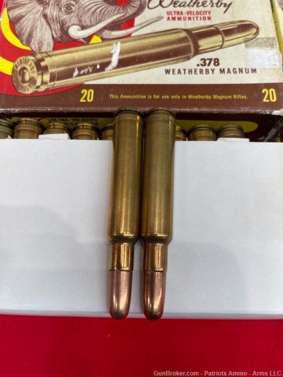 39 rds Weatherby .378 W.M 300gr20rd +270gr 19rd -img-1