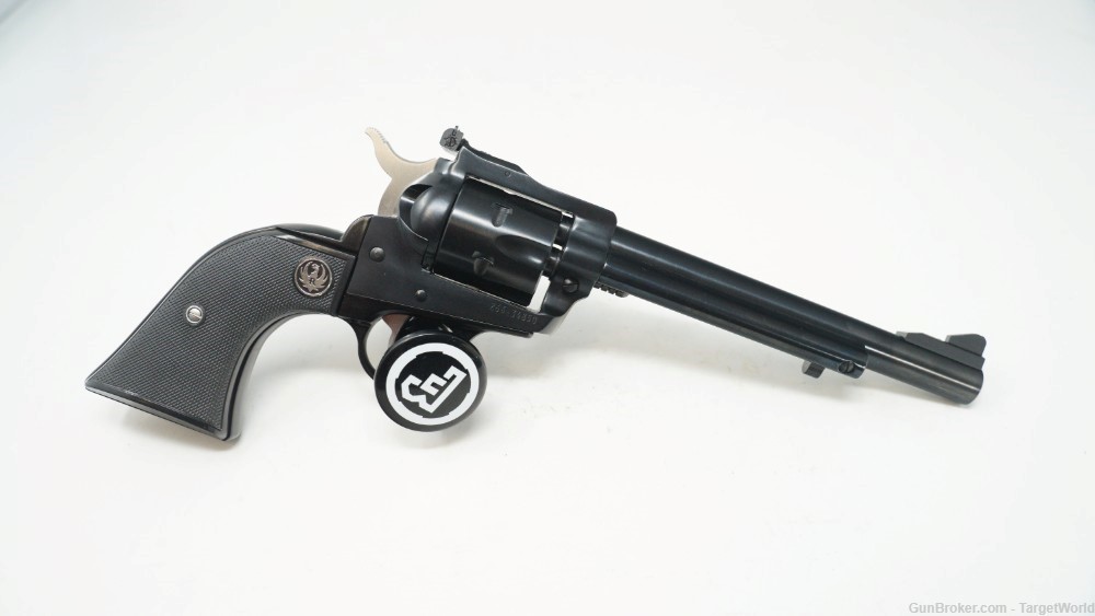 RUGER NEW MODEL SINGLE SIX CONVERTIBLE .22LR/.22WMR BLUE 6 ROUNDS (RU0622)-img-0