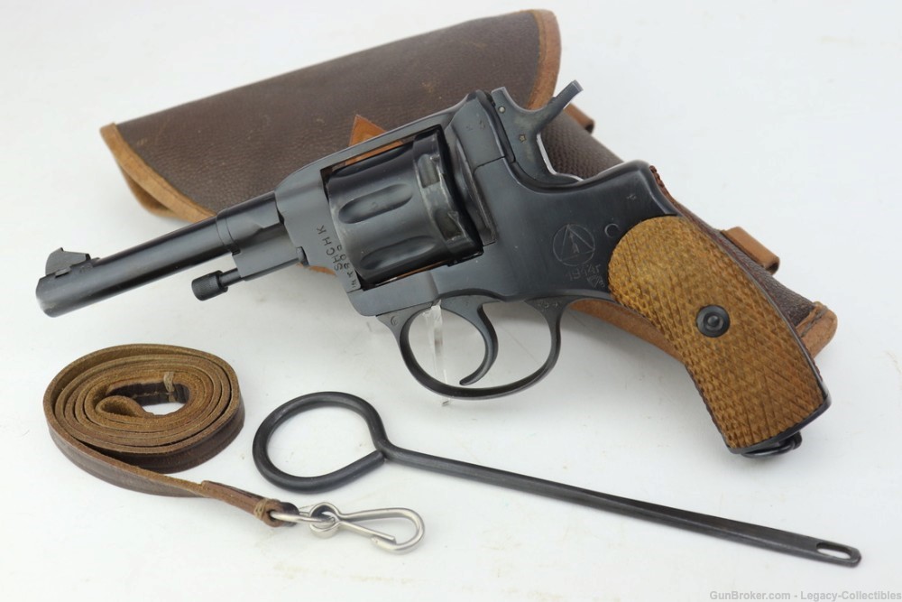 1944 Nagant Revolver Rig WW2 Soviet 7.62x38mmR-img-0