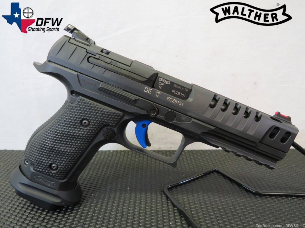 PENNY! WALTHER Q5 MATCH SF PRO 9MM W/ 5" BARREL!-img-0