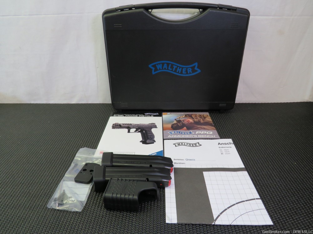 PENNY! WALTHER Q5 MATCH SF PRO 9MM W/ 5" BARREL!-img-1