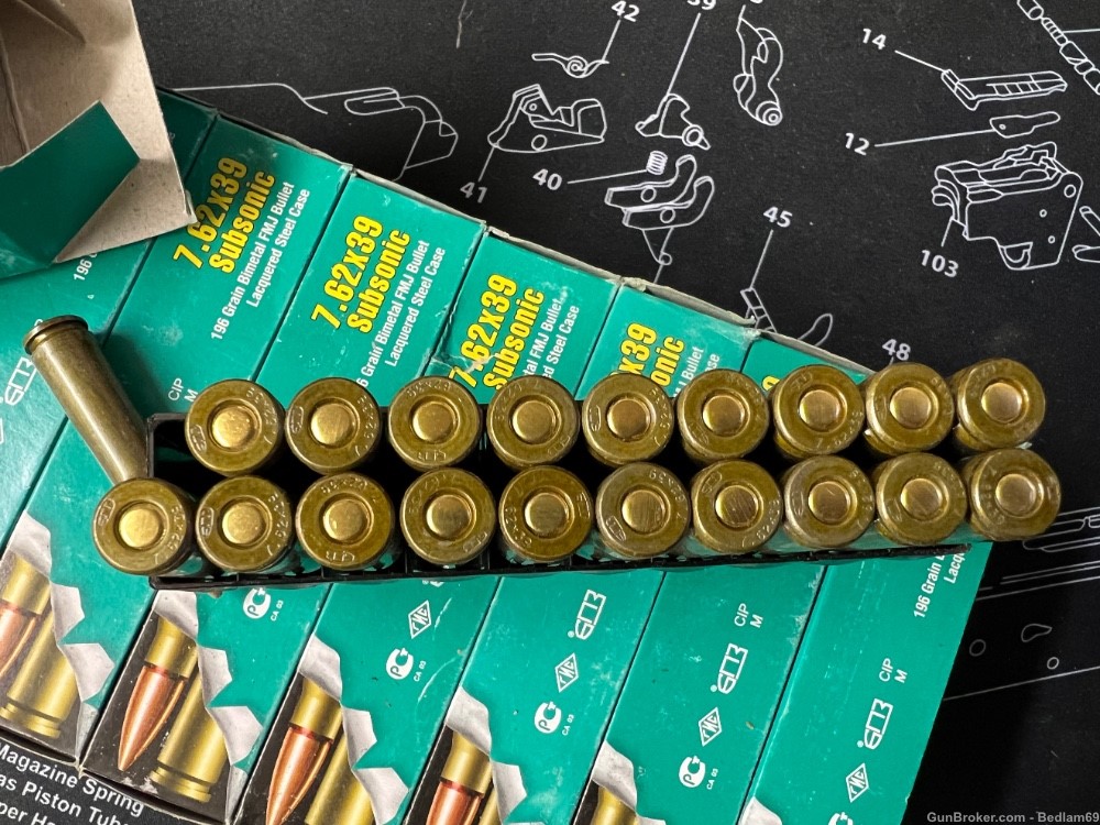 Brown Bear 7.62x39 SUBSONIC 196gr 260rds-img-1